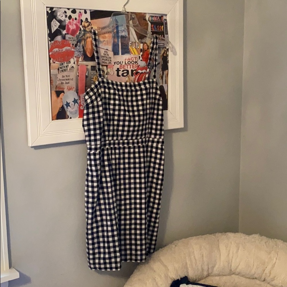 gingham abercrombie dress